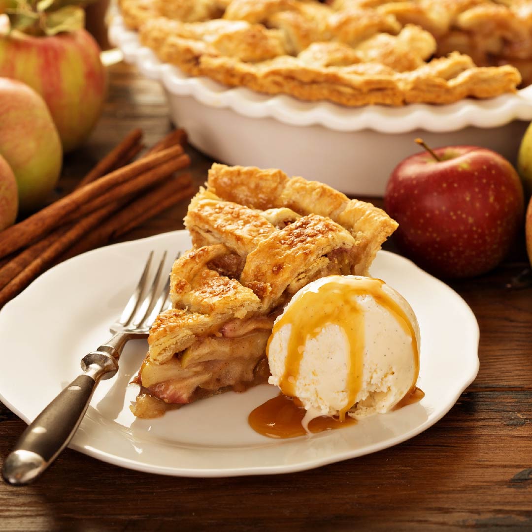 Image Tartă cu mere, cuișoare și scorțișoară